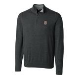 Men's Cutter & Buck Heather Charcoal Stanford Cardinal Big Tall Lakemont Half-Zip Jacket