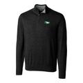 Men's Cutter & Buck Black North Dakota Big Tall Lakemont Half-Zip Jacket