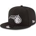 Men's New Era Black Orlando Magic & White Logo 9FIFTY Adjustable Snapback Hat