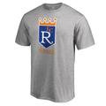 Men's Fanatics Branded Ash Kansas City Royals Cooperstown Collection Forbes T-Shirt