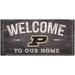 Purdue Boilermakers 6" x 12" Welcome To Our Home Sign