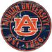 Auburn Tigers 23.5" Distressed Round Sign