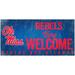 Ole Miss Rebels 6" x 12" Fans Welcome Sign