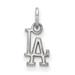 Women's Los Angeles Dodgers Sterling Silver Extra-Small Pendant