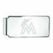 Miami Marlins Sterling Silver Money Clip