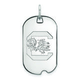 Women's South Carolina Gamecocks Sterling Silver Small Dog Tag