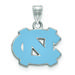 Women's North Carolina Tar Heels Sterling Silver Small Enamel Pendant