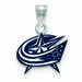 Women's Columbus Blue Jackets Sterling Silver Small Enamel Pendant