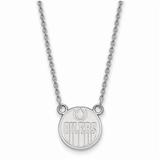 Women's Edmonton Oilers Sterling Silver Small Pendant Necklace