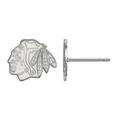 Women's Chicago Blackhawks Sterling Silver XS Post Earrings