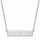 Women's Philadelphia Flyers Sterling Silver Small Bar Necklace