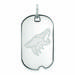 Women's Arizona Coyotes Sterling Silver Small Dog Tag