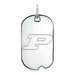 Women's Purdue Boilermakers Sterling Silver Small Dog Tag