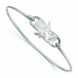 Women's San Jose Sharks Sterling Silver Small Wire Bangle Bracelet