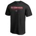 Men's Fanatics Branded Black San Diego State Aztecs True Sport Football T-Shirt