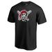 Men's Fanatics Branded Black Pittsburgh Pirates Splatter Logo T-Shirt