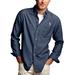 Men's Denim Stony Brook Seawolves Hudson Button-Down Long Sleeve Shirt