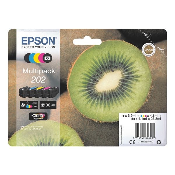 Epson Tintenpatrone Multipack »202« schwarz Image