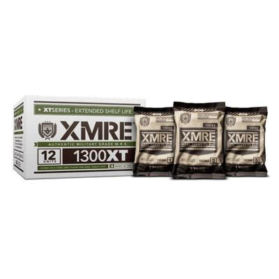 XMRE 1300XT Dehydrated Food 12 Meals w/ 6 Menu Boxes XMRE12H