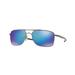 Oakley GAUGE 8 OO4124 Sunglasses 412406-62 - Matte Gunmetal Frame Prizm Sapphire Polarized Lenses