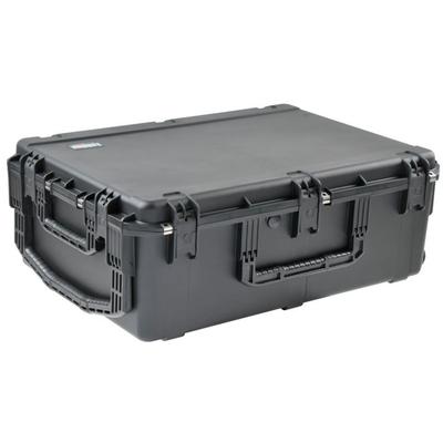 SKB Cases I Series Injection Molded Watertight & Dust Proof Case Cubed foam w/wheels Black 34.50in x 24.50in x 12.75in 3I-3424-12BC