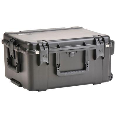 SKB Cases Injection Molded 22inx17inx12.70in Case w/Cube Foam Wheels Black 3I-2217-12BC