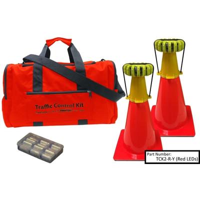 Powerflare 2-Position PowerFlare Traffic Control Kit Infrared Orange Shell TCK2-I-O