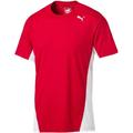 PUMA Herren Cross The Line Tee T-Shirt, Red White, M