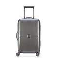 DELSEY PARIS - TURENNE - Rigid Cabin Suitcase - 55x35x25 cm - 38 liters - S - Silver