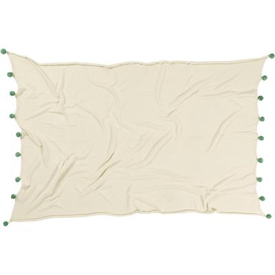 Lorena Canals Bubbly Blanket - Natural/Green (4' x...