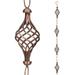 Regal Art & Gift 20253 - 100" Bronze Rain Finial Chain