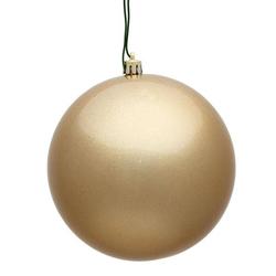 Vickerman 486856 - 8" Cafe Latte Candy Ball Christmas Christmas Tree Ornament (N592080DCV)