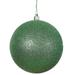 Vickerman 447628 - 15.75" Green Glitter Ball Christmas Tree Ornament (N594004DG)