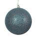 Vickerman 457689 - 2.75" Sea Blue Glitter Ball Christmas Tree Ornament (12 pack) (N590762DG)