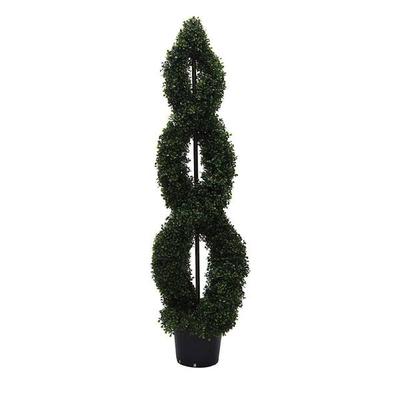 Vickerman 459966 - 5Ft Boxwood Double Spiral (UV) (TP170960) Home Office Topiaries