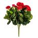 Vickerman 461396 - 17.5" Red Geranium Bush X 12 (FL170402) Home Office Flower Bushes