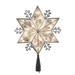 Kurt S. Adler 35772 - 20 Light 10" Snowflake Star Christmas Tree Topper