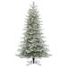 Vickerman 410936 - 10' x 71" Artificial Frosted Eastern Frasier Fir Tree with 1,050 Clear Lights Christmas Tree (G160886)