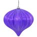 Vickerman 470893 - 5.7'' Purple Shiny Onion Christmas Tree Ornament (3 pack) (N151266DSV)