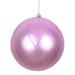 Vickerman 471784 - 6" Orchid Matte Finish Glitter Swirl Ball Christmas Tree Ornament (3 pack) (N170769D)