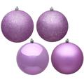 Vickerman 481578 - 2.75" Orchid 4 Assorted Finish Ball Christmas Tree Ornament (Set of 20) (N590769)