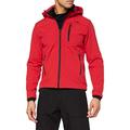 CMP - Herren-Softshelljacke mit abnehmbarer Kapuze, Ferrari-Nero, 58