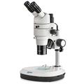 Stereo-Zoom Mikroskop [Kern OZR 564] Das kontrastreiche Parallele für den professionellen Anwender, Tubus: Trinokular, Okular: HWF 10x Ø22 mm, Sehfeld: Ø27,5 - 4,4 mm, Objektiv: 0,8x - 5x, Ständer: Säule, Beleuchtung: 3W LED (Auflicht); 3W LED...