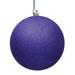 Vickerman 487402 - 10" Purple Glitter Ball Christmas Christmas Tree Ornament (N592566DG)