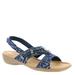 Minnetonka Silvie Slingback - Womens 9 Blue Sandal W