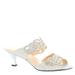 J. Renee Francie - Womens 7.5 Silver Sandal Medium