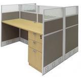 60"W x 49"D x 48"H Value Series Double Starter Cubicle