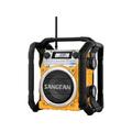 Sangean AM/FM/WX/Bluetooth Aux-in Rugged Rechargable Digital Tuning Radio Yellow Medium U-4