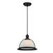 Westinghouse 633690 - 1 Light (Medium Screw Base) Oil Rubbed Bronze Semi-Flush Indoor Pendant (1 Light Pendant, Oil Rubbed Bronze Finish)