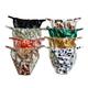 Panasilk 8 Pairs Floral 100% Silk Women's String Bikini Panties Size S M L XL 2XL (XL, Multicoloured)